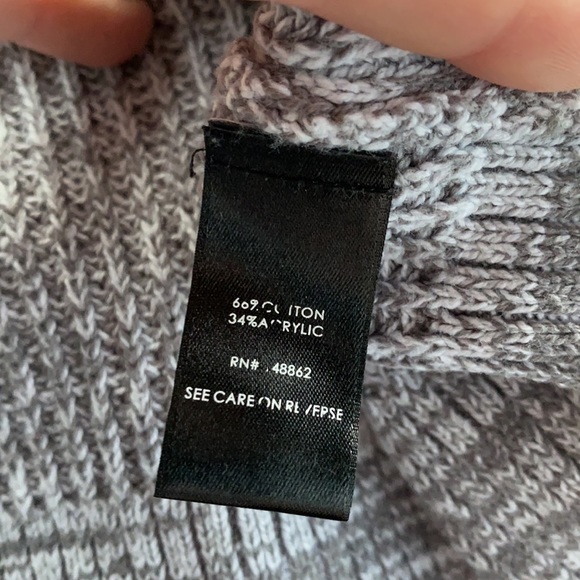 Torrid Plus Size Grey Marled Tunic Sweater - Picture 2 of 5